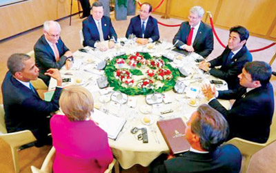 Phiên họp thượng đỉnh của G7 tại Brussels ngày 5-6.